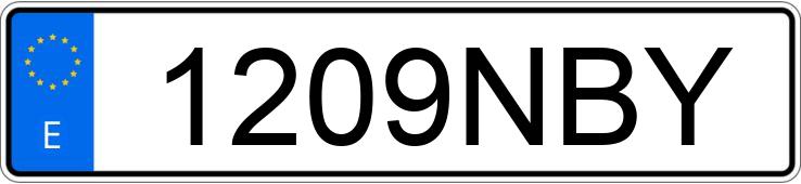 Numer rejestracyjny 1209NBY posiada MINI MINI