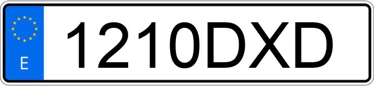 Numer rejestracyjny 1210DXD posiada MAZDA MAZDA5