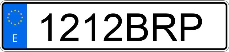 Numer rejestracyjny 1212BRP posiada VOLKSWAGEN POLO