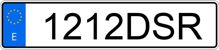 Numer rejestracyjny 1212DSR posiada IVECO EUROTECH CURSOR