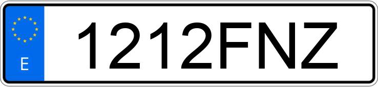 Numer rejestracyjny 1212FNZ posiada BMW SERIE 3