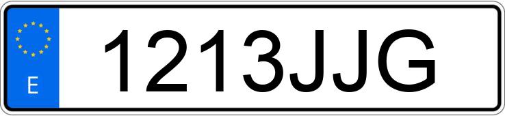 Numer rejestracyjny 1213JJG posiada PEUGEOT BOXER