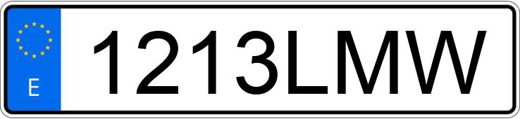 Numer rejestracyjny 1213LMW posiada TOYOTA RAV4