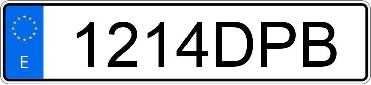 Numer rejestracyjny 1214DPB posiada HONDA ACCORD