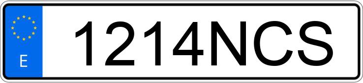 Numer rejestracyjny 1214NCS posiada HYUNDAI KONA