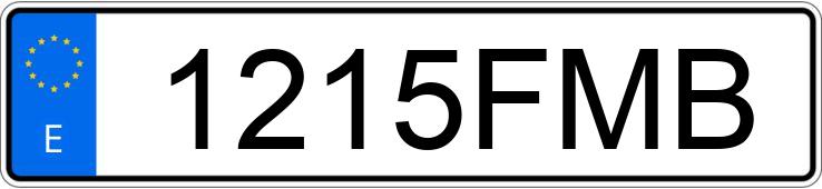 Numer rejestracyjny 1215FMB posiada SYM VS
