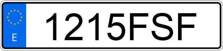 Numer rejestracyjny 1215FSF posiada RENAULT CLIO