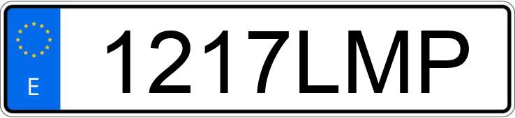 Numer rejestracyjny 1217LMP posiada VOLKSWAGEN TIGUAN ALLSPACE