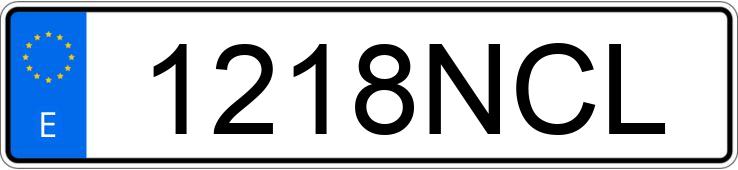 Numer rejestracyjny 1218NCL posiada FIAT 500 Numer rejestracyjny 1218NCL posiada FIAT 500