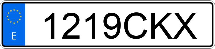 Numer rejestracyjny 1219CKX posiada HONDA HR-V