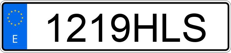 Numer rejestracyjny 1219HLS posiada BMW SERIE 1