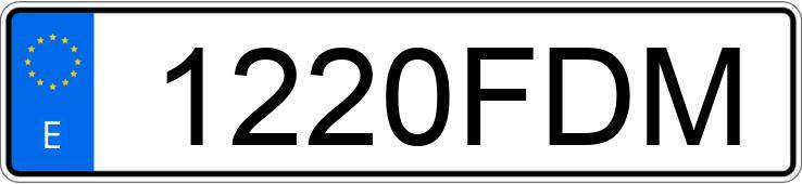 Numer rejestracyjny 1220FDM posiada MERCEDES CLK (208-209)