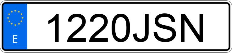 Numer rejestracyjny 1220JSN posiada KIA VENGA