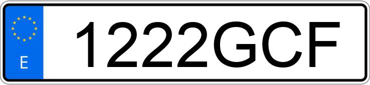 Numer rejestracyjny 1222GCF posiada CITROEN JUMPY