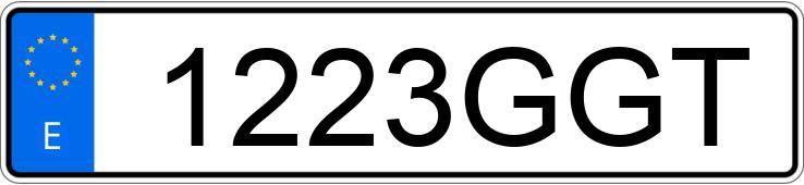 Numer rejestracyjny 1223GGT posiada FORD FIESTA Numer rejestracyjny 1223GGT posiada FORD FIESTA