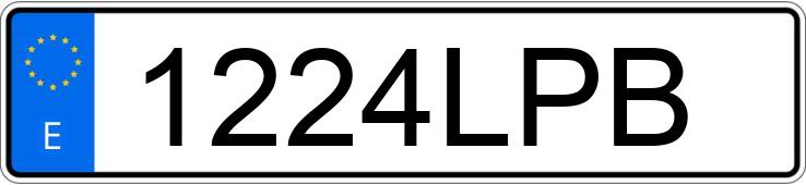 Numer rejestracyjny 1224LPB posiada BMW SERIE 4 Numer rejestracyjny 1224LPB posiada BMW SERIE 4