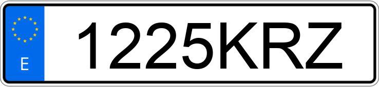 Numer rejestracyjny 1225KRZ posiada NISSAN JUKE