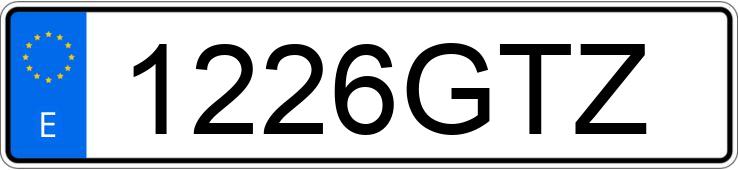 Numer rejestracyjny 1226GTZ posiada OPEL ASTRA