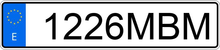 Numer rejestracyjny 1226MBM posiada AUDI Q3