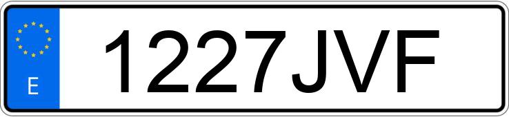 Numer rejestracyjny 1227JVF posiada RENAULT CAPTUR