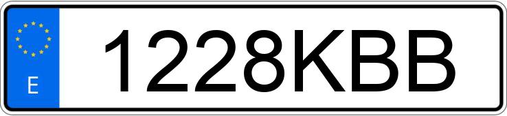 Numer rejestracyjny 1228KBB posiada RENAULT GRAND SCENIC