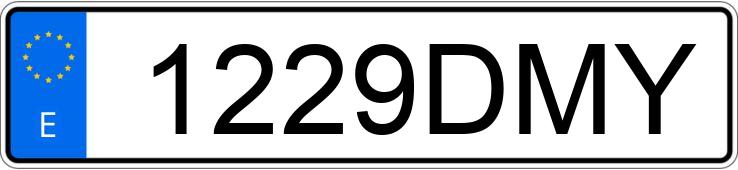 Numer rejestracyjny 1229DMY posiada RENAULT MEGANE