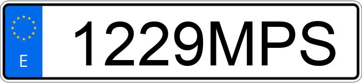 Numer rejestracyjny 1229MPS posiada FORD CUSTOM Numer rejestracyjny 1229MPS posiada FORD CUSTOM