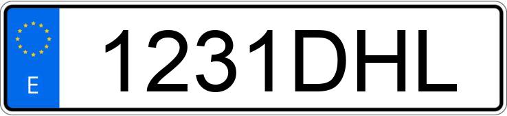 Numer rejestracyjny 1231DHL posiada FORD FOCUS C-MAX