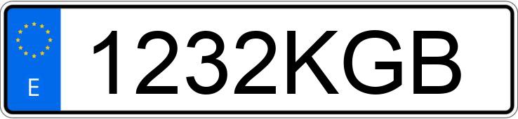 Numer rejestracyjny 1232KGB posiada BMW SERIE 1