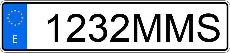 Numer rejestracyjny 1232MMS posiada AUDI Q3 SPORTBACK