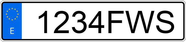 Numer rejestracyjny 1234FWS posiada PEUGEOT 207 Numer rejestracyjny 1234FWS posiada PEUGEOT 207