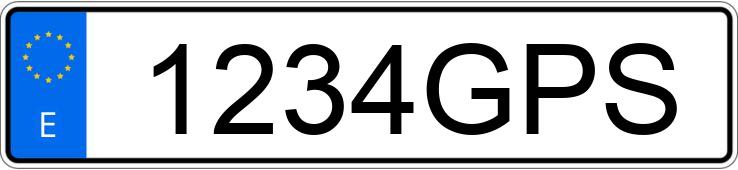 Numer rejestracyjny 1234GPS posiada RENAULT MODUS