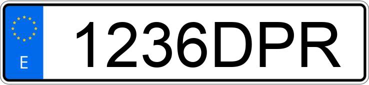 Numer rejestracyjny 1236DPR posiada VOLKSWAGEN PASSAT