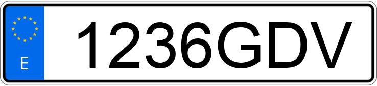 Numer rejestracyjny 1236GDV posiada PEUGEOT 207