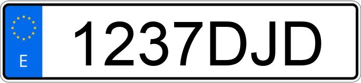 Numer rejestracyjny 1237DJD posiada PEUGEOT 406