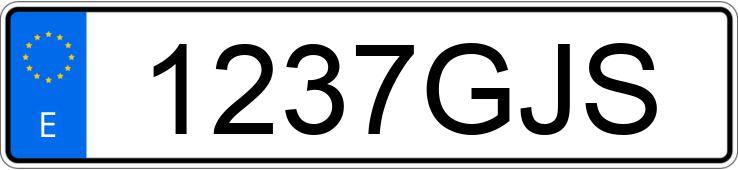 Numer rejestracyjny 1237GJS posiada FORD FIESTA Numer rejestracyjny 1237GJS posiada FORD FIESTA