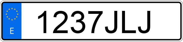 Numer rejestracyjny 1237JLJ posiada SEAT LEON