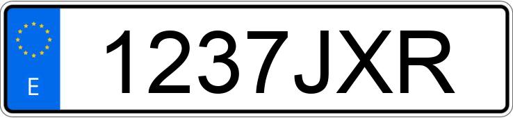 Numer rejestracyjny 1237JXR posiada OPEL INSIGNIA