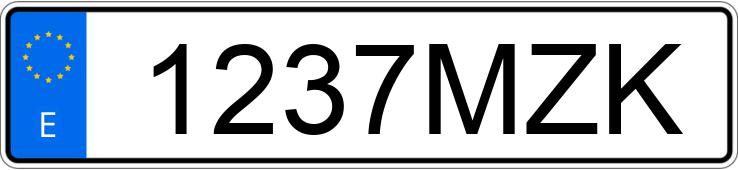 Numer rejestracyjny 1237MZK posiada AUDI Q7 Numer rejestracyjny 1237MZK posiada AUDI Q7