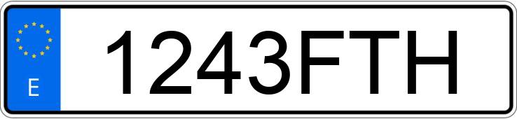 Numer rejestracyjny 1243FTH posiada MERCEDES S (220-221)
