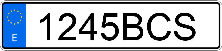 Numer rejestracyjny 1245BCS posiada ALFA ROMEO 147