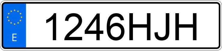 Numer rejestracyjny 1246HJH posiada SEAT IBIZA