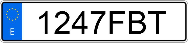 Numer rejestracyjny 1247FBT posiada SEAT ALTEA Numer rejestracyjny 1247FBT posiada SEAT ALTEA