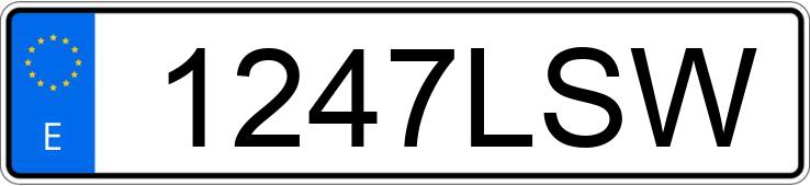 Numer rejestracyjny 1247LSW posiada HONDA CBR 650