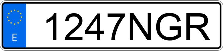 Numer rejestracyjny 1247NGR posiada FERRARI PORTOFINO Numer rejestracyjny 1247NGR posiada FERRARI PORTOFINO