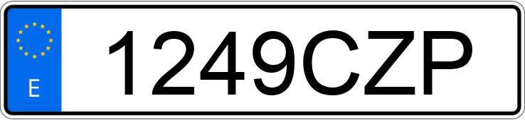 Numer rejestracyjny 1249CZP posiada RENAULT CLIO