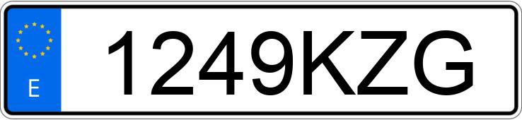 Numer rejestracyjny 1249KZG posiada KIA STINGER Numer rejestracyjny 1249KZG posiada KIA STINGER