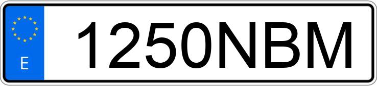 Numer rejestracyjny 1250NBM posiada PEUGEOT 5008