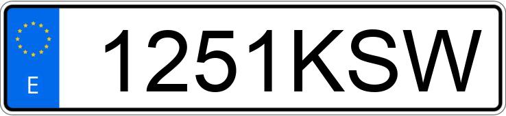 Numer rejestracyjny 1251KSW posiada PEUGEOT 308