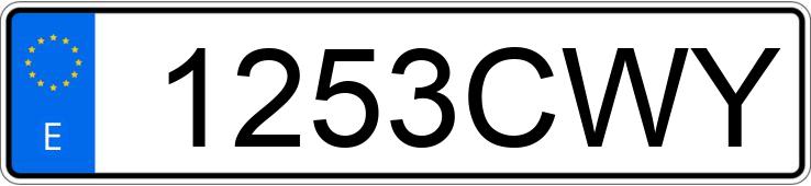 Numer rejestracyjny 1253CWY posiada FORD FOCUS Numer rejestracyjny 1253CWY posiada FORD FOCUS